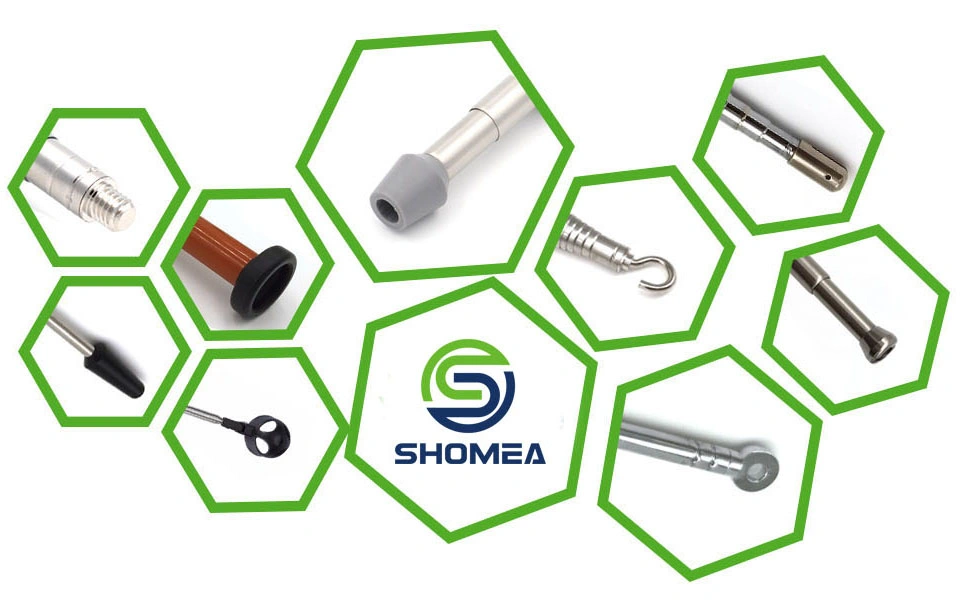 Shomea Customized Stainless Steel / Brass Telescopic Antenna with ABS Ball Cap