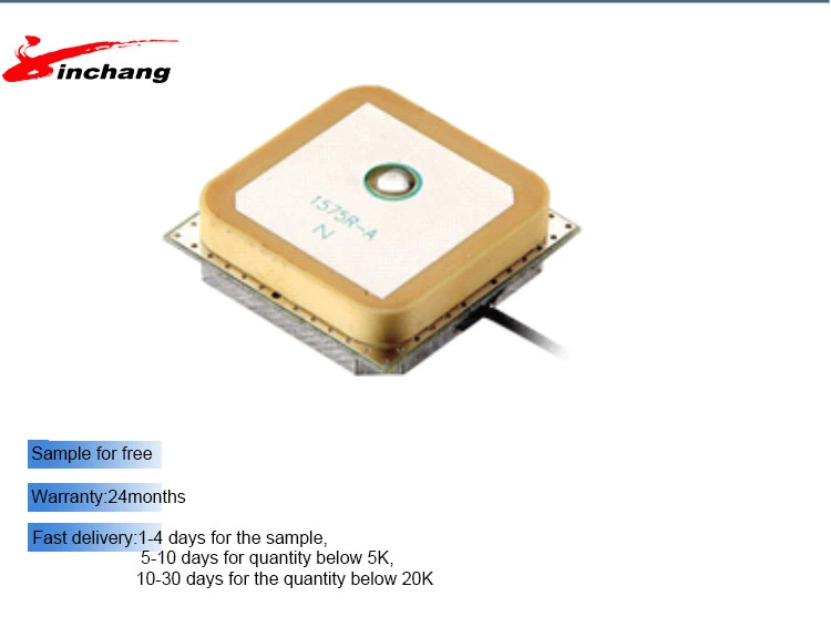 1575.42MHz Internal Chip Ceramic Patch Active Dielectric Antenna for Micro GPS Tracker