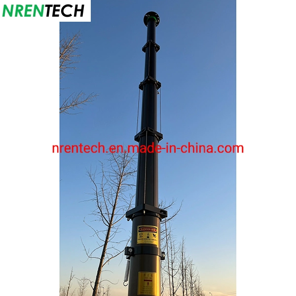 Manual Operation Telescopic Mast-9m Height 40kg Payloads