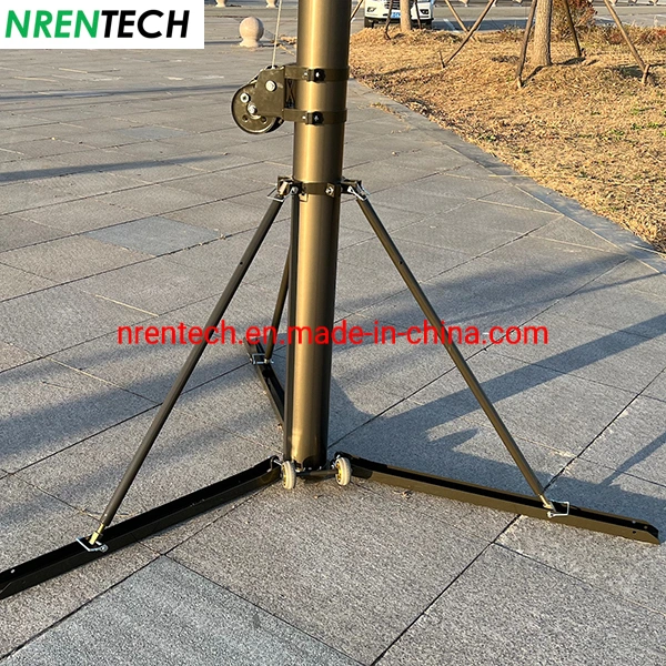 Manual Operation Telescopic Mast-9m Height 40kg Payloads